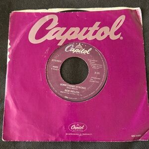 Vintage 1979 7” vinyl record "Precious Love" & “Something Strong” by Bob Welch